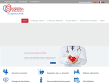 Tablet Screenshot of institutodelcorazon.com